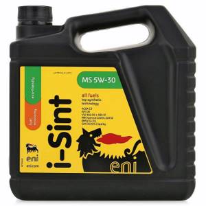 ENI I-SINT MS 5w30 C3 4л. синтетика, GM dexos2, MB 229.52, BMW LL-04 и др., масло моторное